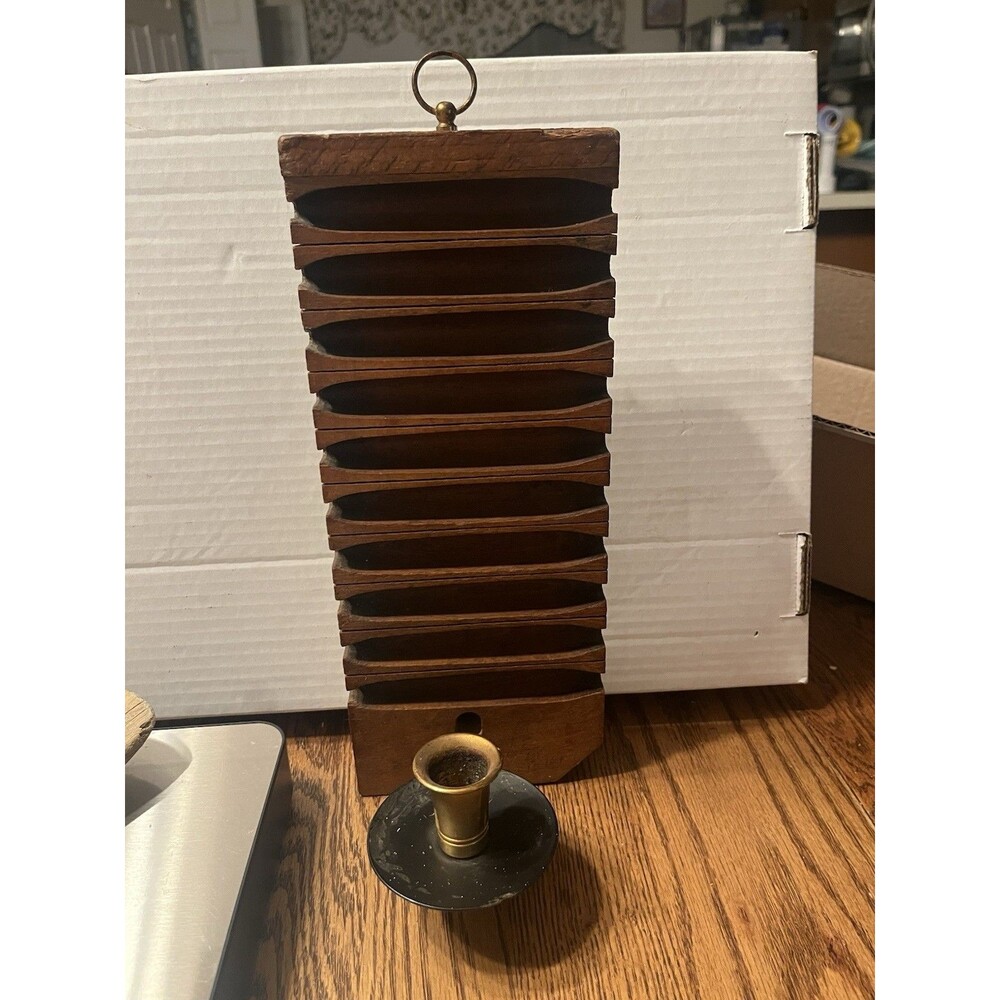 Vintage Wooden Cigar Mold